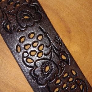 Upcycled Leather Belt Bracelet